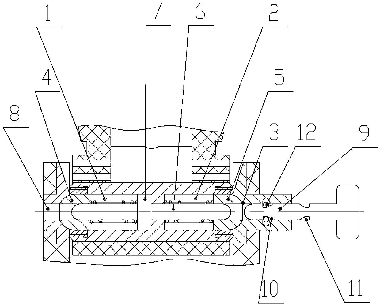 Pin-rod type disengaging mechanism for night vision goggles of pilot