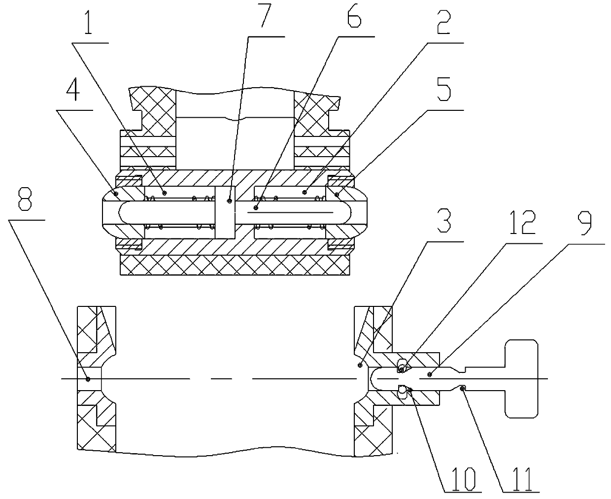 Pin-rod type disengaging mechanism for night vision goggles of pilot