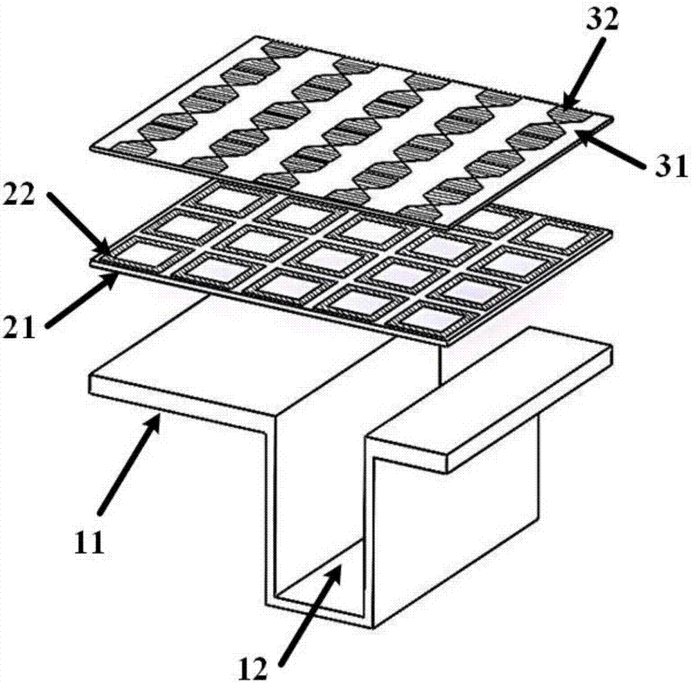 Double frequency dual polarization wide angle scanning co-aperture phased array antenna