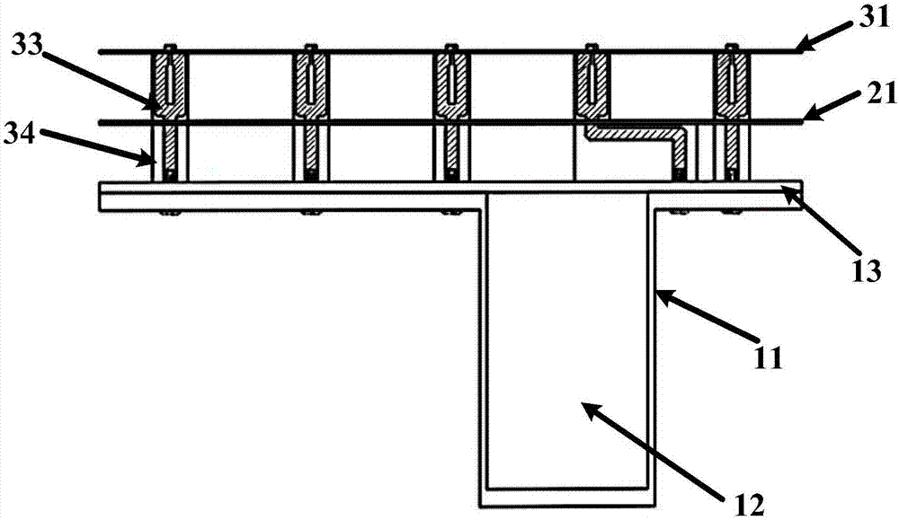 Double frequency dual polarization wide angle scanning co-aperture phased array antenna