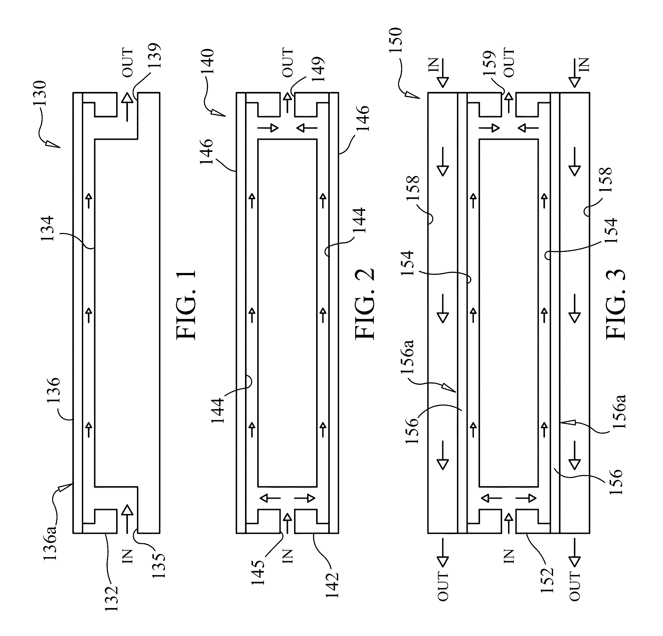 Water transport method and assembly including a thin film membrane for the addition or removal of water from gases or liquids