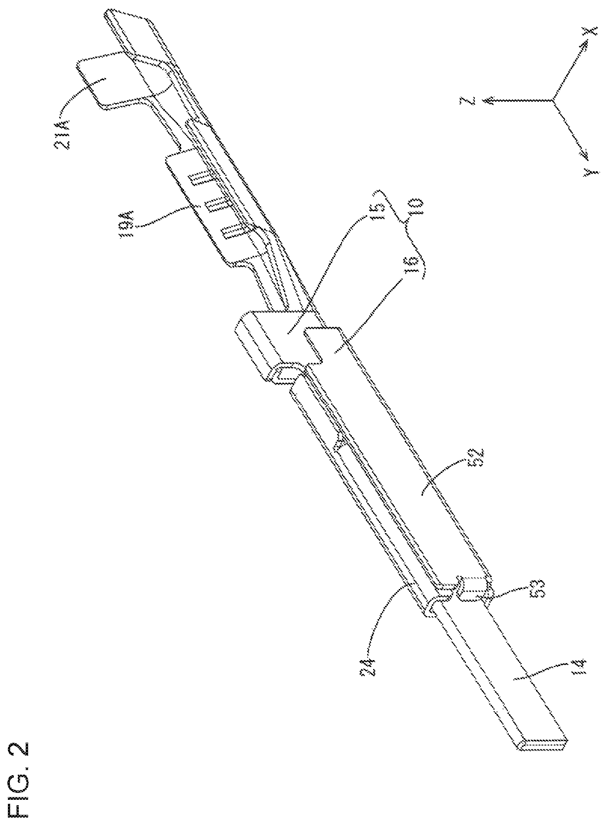 Male terminal, male connector, jig and method for assembling male connector