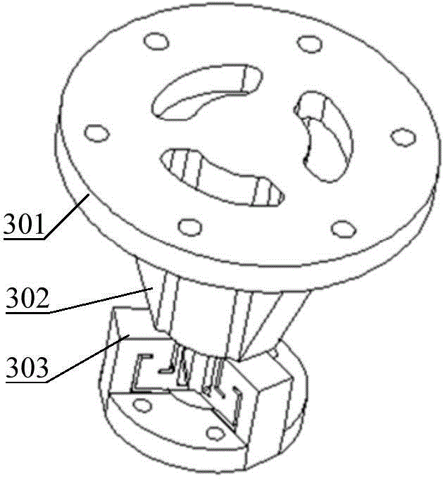 Multi-directional flexible supporting structure of oversized-aperture optical reflector