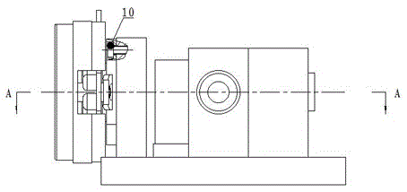 Corneal curvature measurement device based on telecentric optical path system