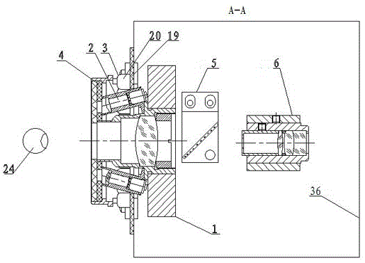 Corneal curvature measurement device based on telecentric optical path system