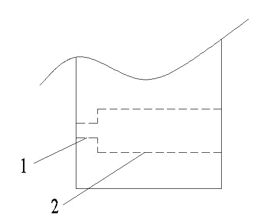 Lower die blanking structure with scrap jumping prevention function