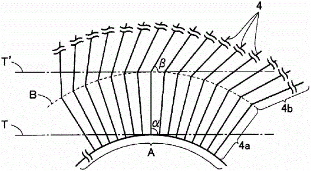 Pneumatic tire and process for production thereof, and tire curing bladder