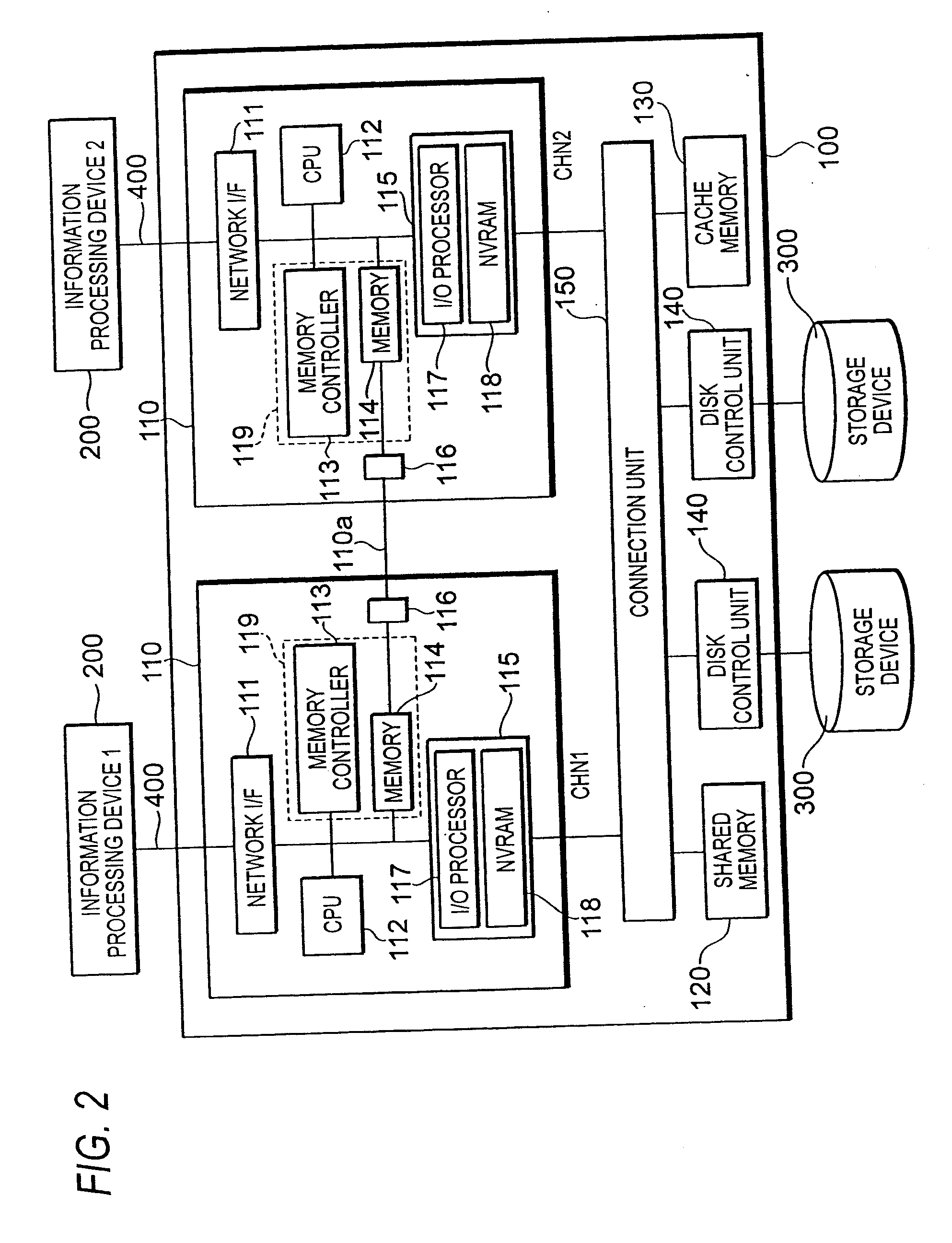 Arrangements which write same data as data stored in a first cache memory module, to a second cache memory module