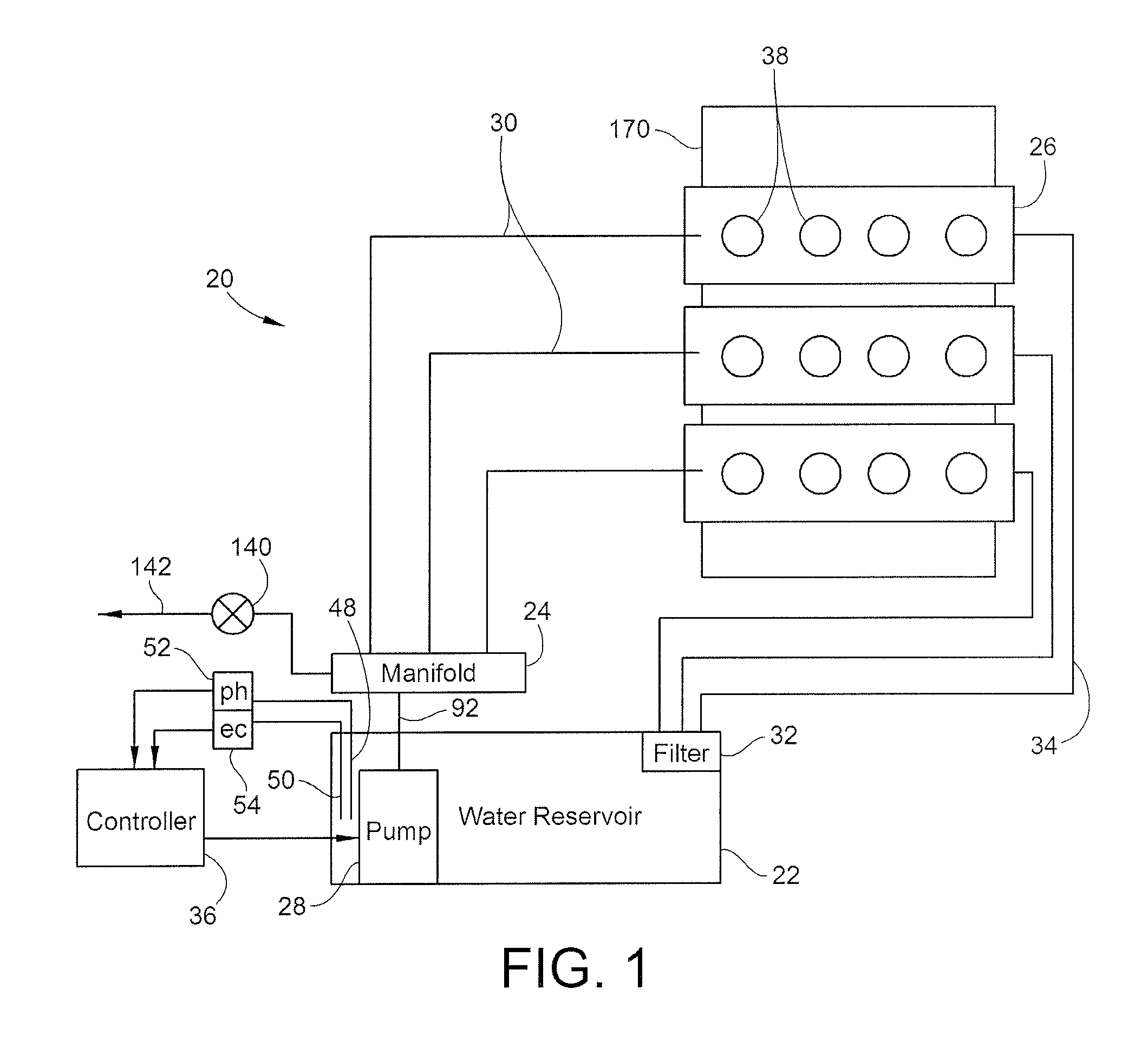 Aeroponic plant growing system