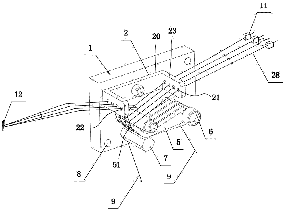 Yarn break switch for nylon zipper stitching machine