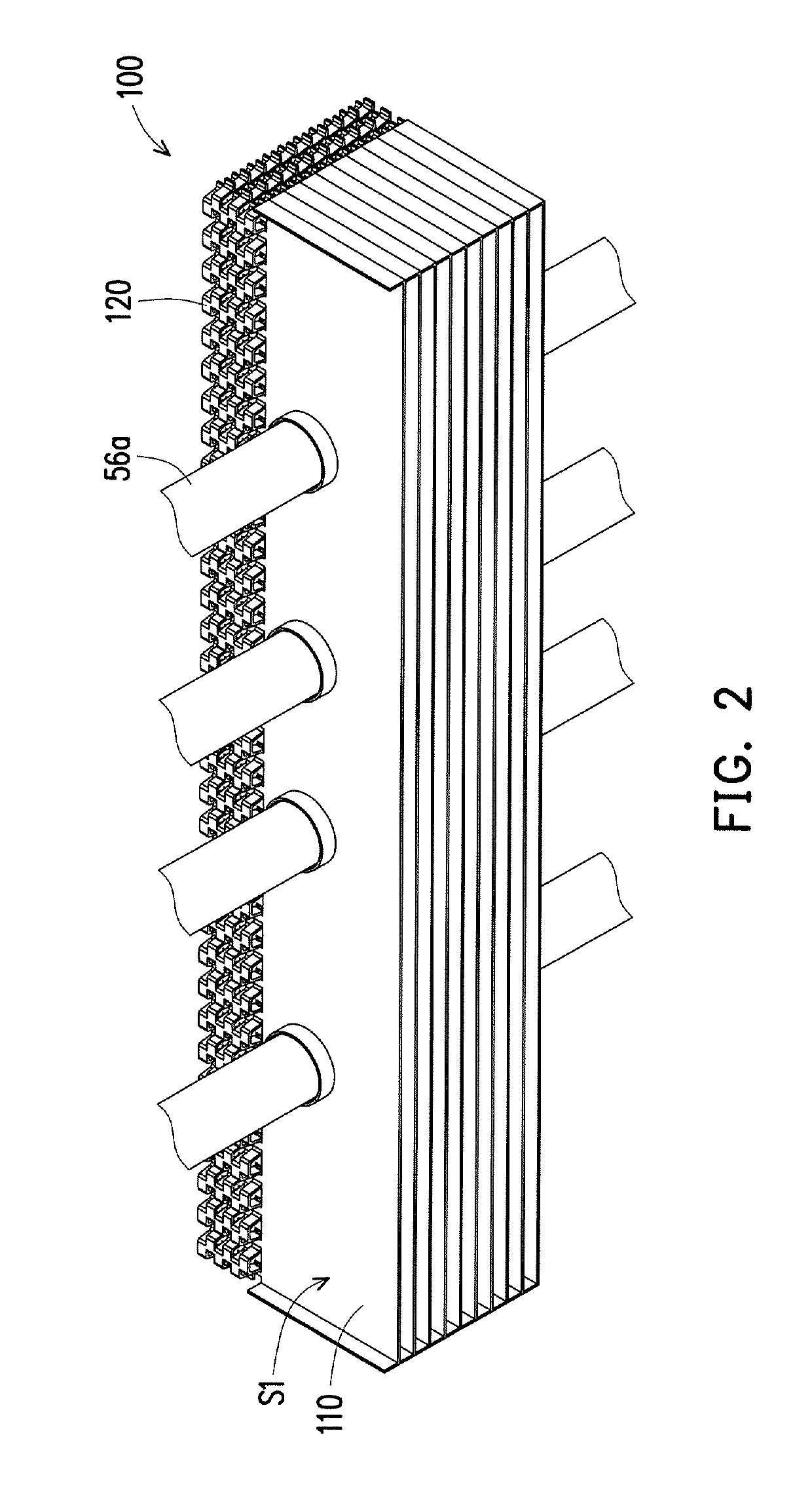 Projector, heat dissipation module, and heat dissipation fin set