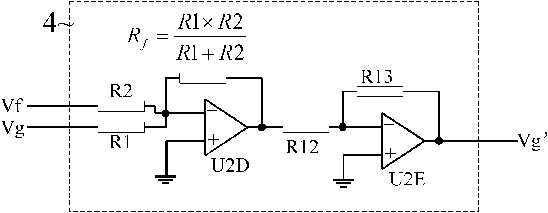 Compensation circuit for stabilizing output current of phase shift resonance soft switching inverter