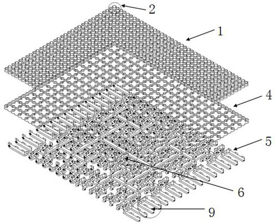 Low-profile series-parallel combined feed waveguide array antenna