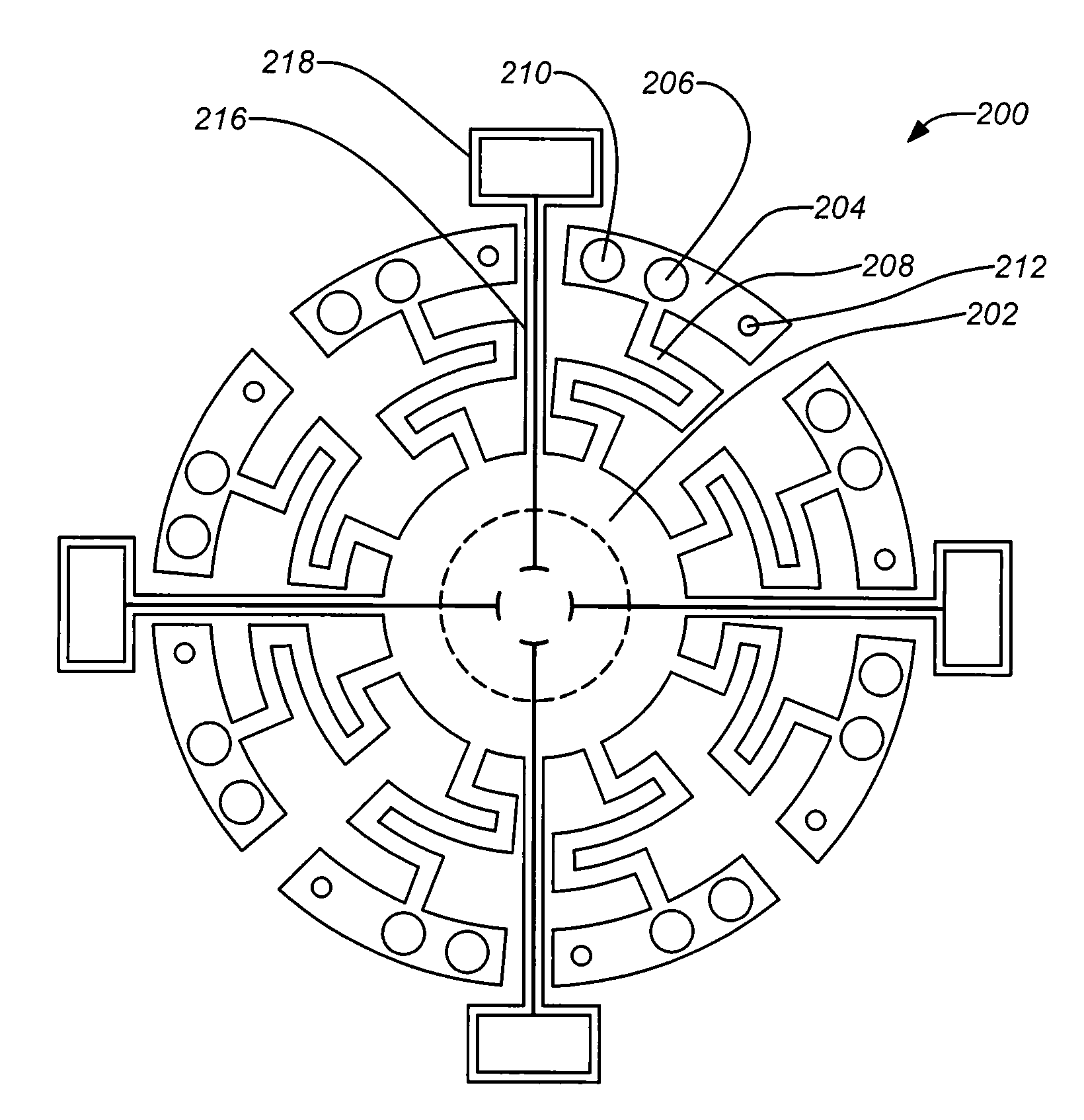 Isolated active temperature regulator for vacuum packaging of a disc resonator gyroscope