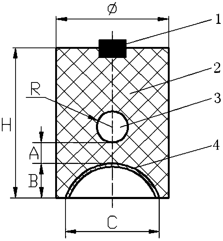 Charge structure for improving shaped charge penetration speed