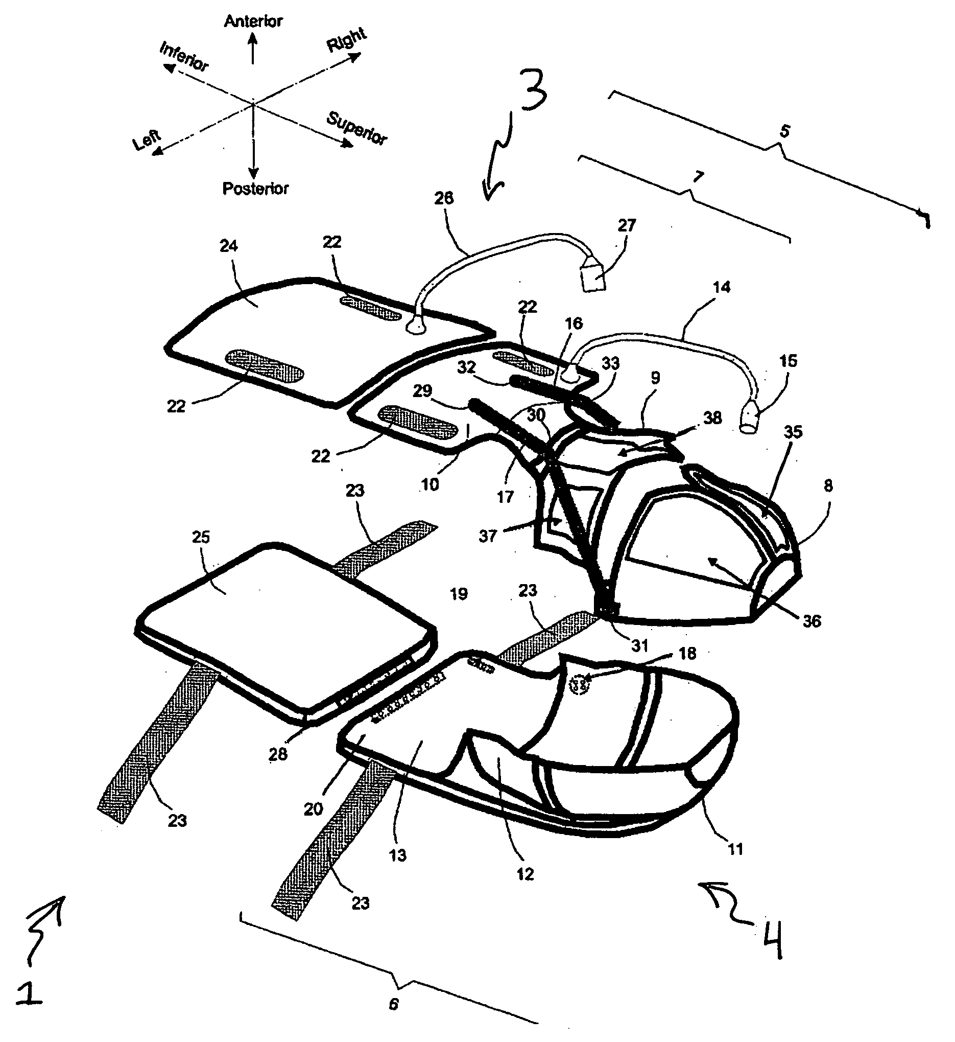 RF array coil system and method for magnetic resonance imaging