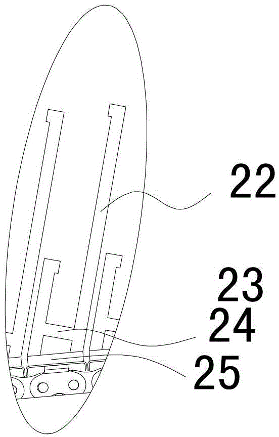 Glass automatic processing device after active reagent coating and processing method thereof