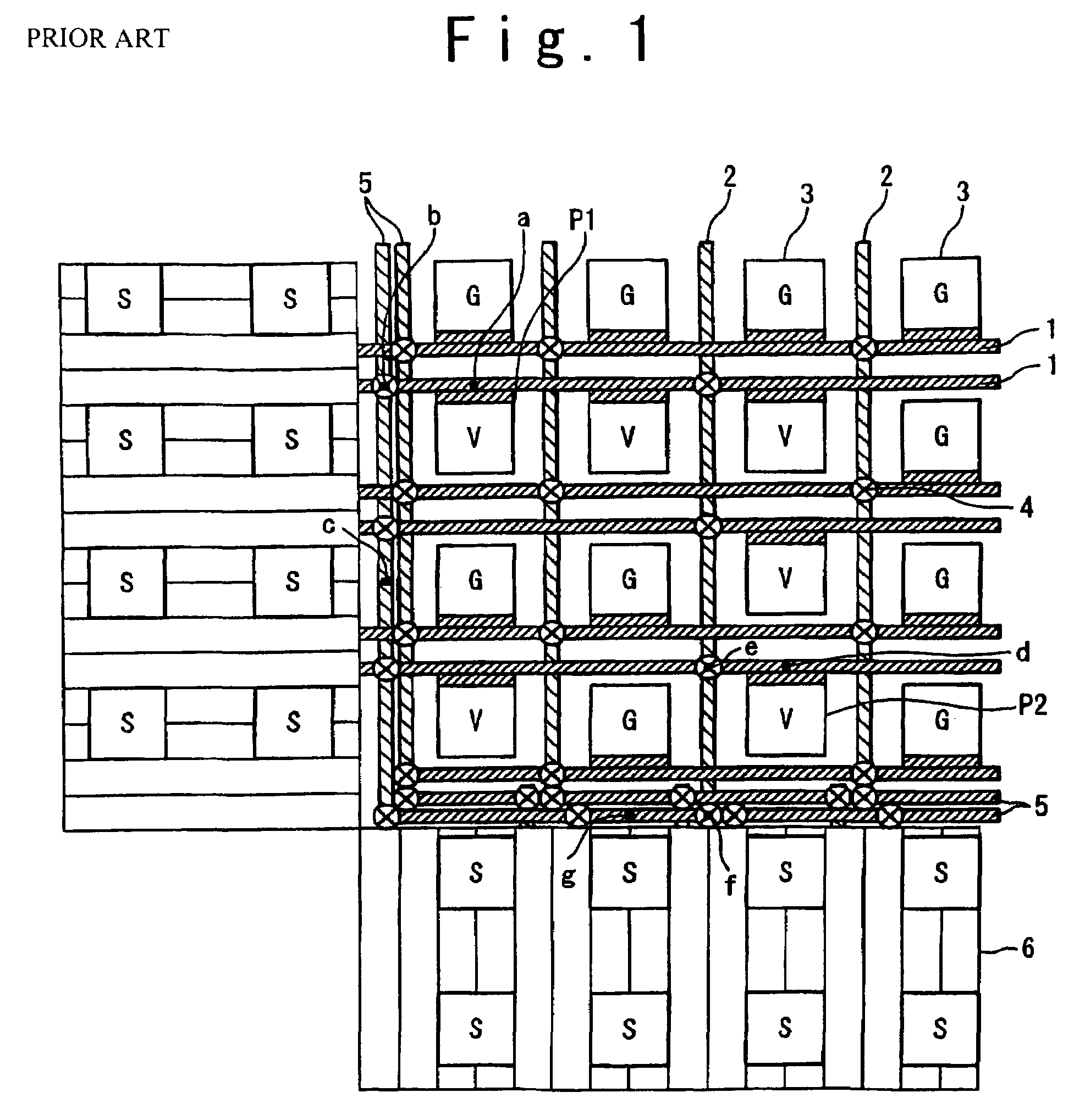 Flip-chip semiconductor device with improved power pad arrangement