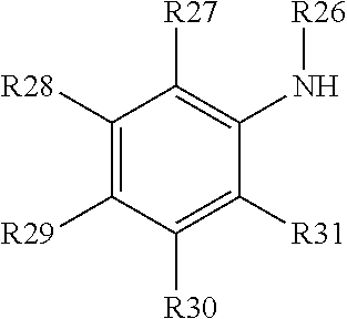 Method for preparing chemical compounds of interest by nucleophilic aromatic substitution of aromatic carboxylic acid derivatives supporting at least one electro-attractive group