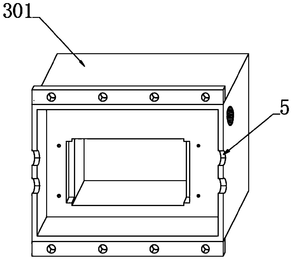 Power monitoring containing pile and application method thereof