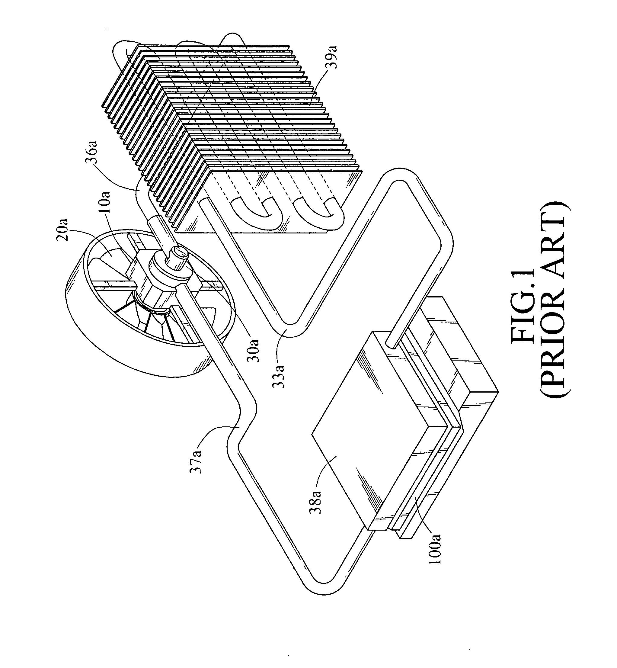 Liquid cooling type heat-dissipating device