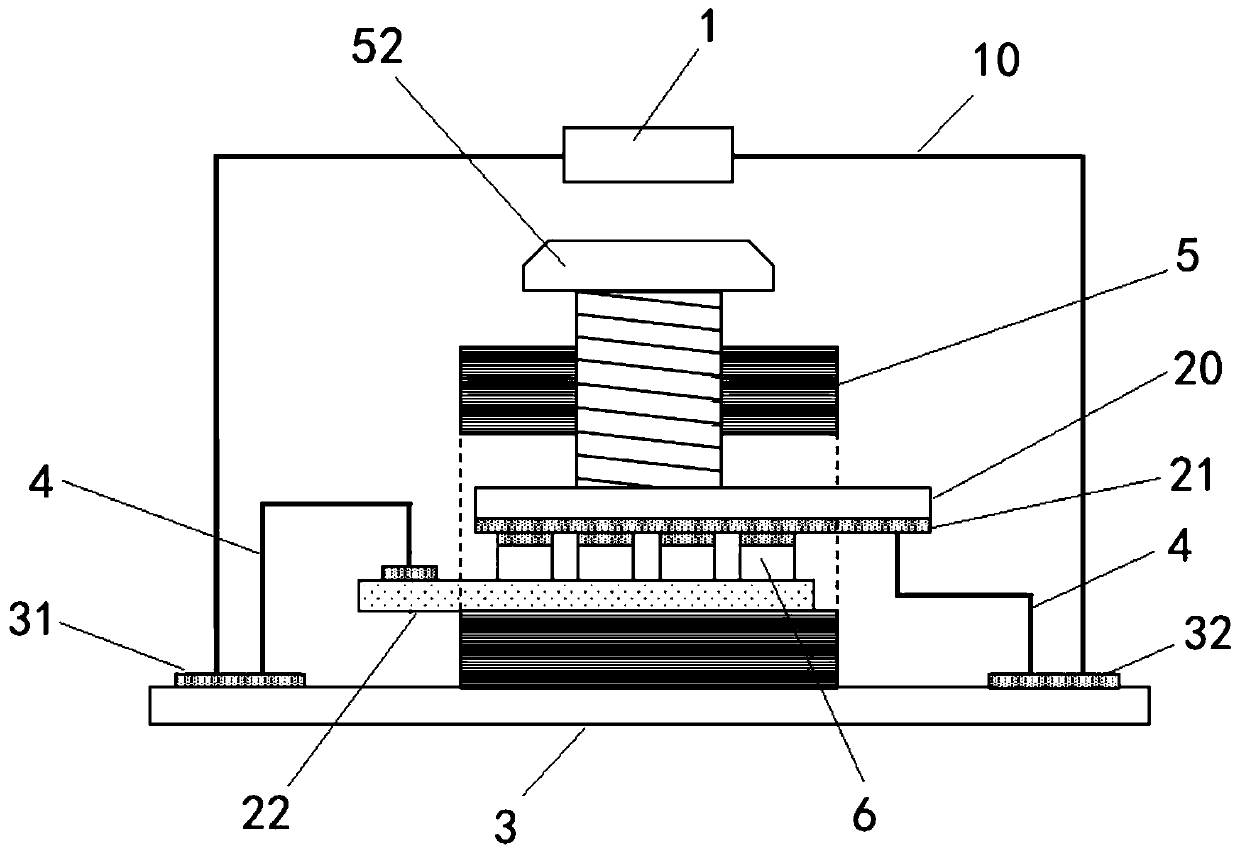 Dielectric test system and method for micro-nano graphical film array