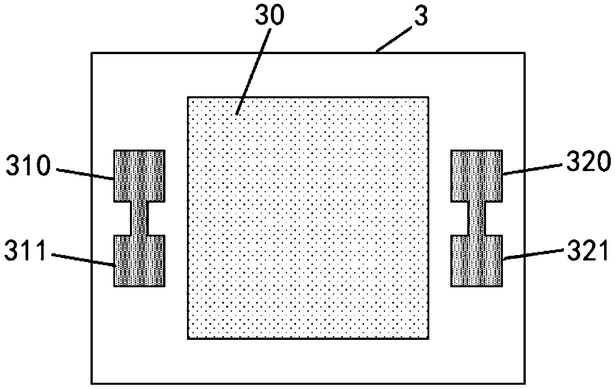 Dielectric test system and method for micro-nano graphical film array