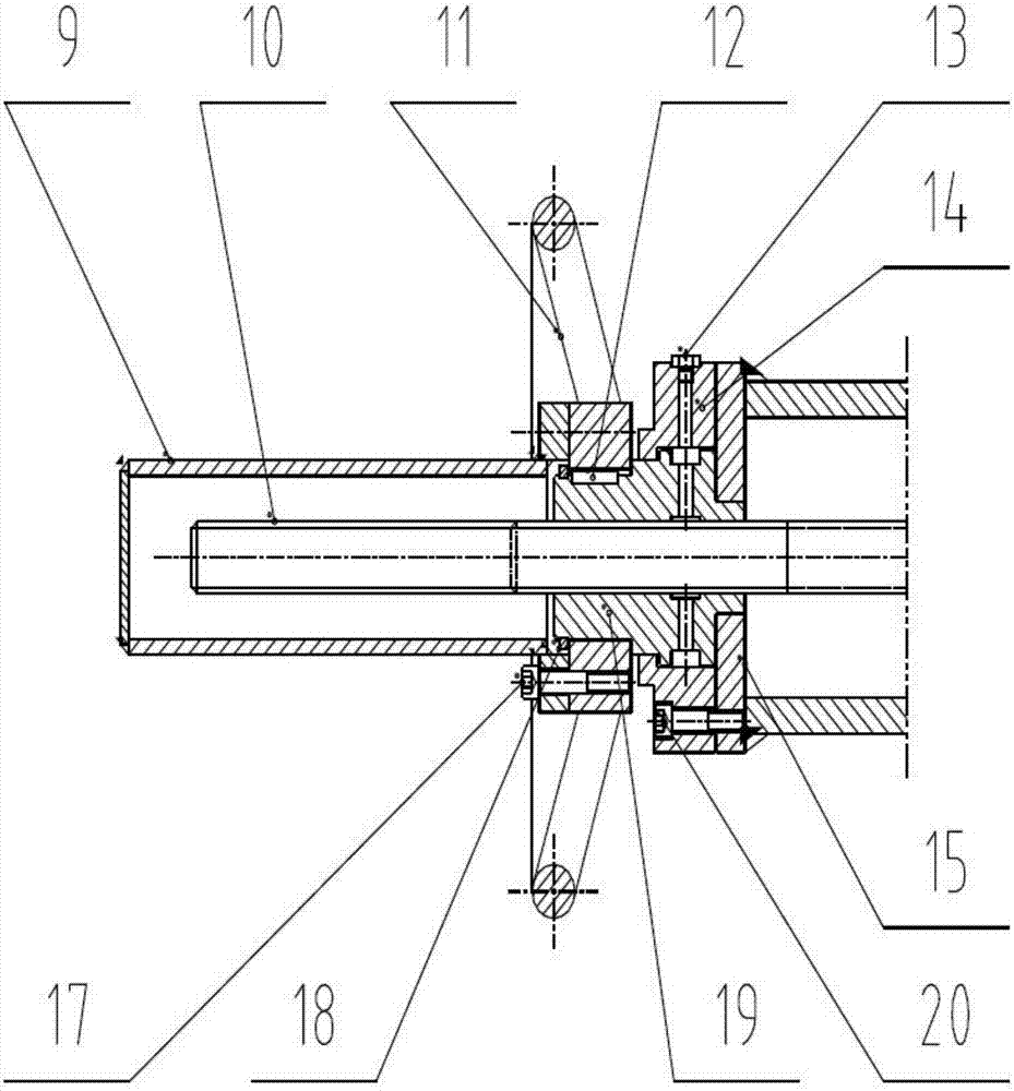 An interlocking device applied to raw coal slag discharge of coal mill