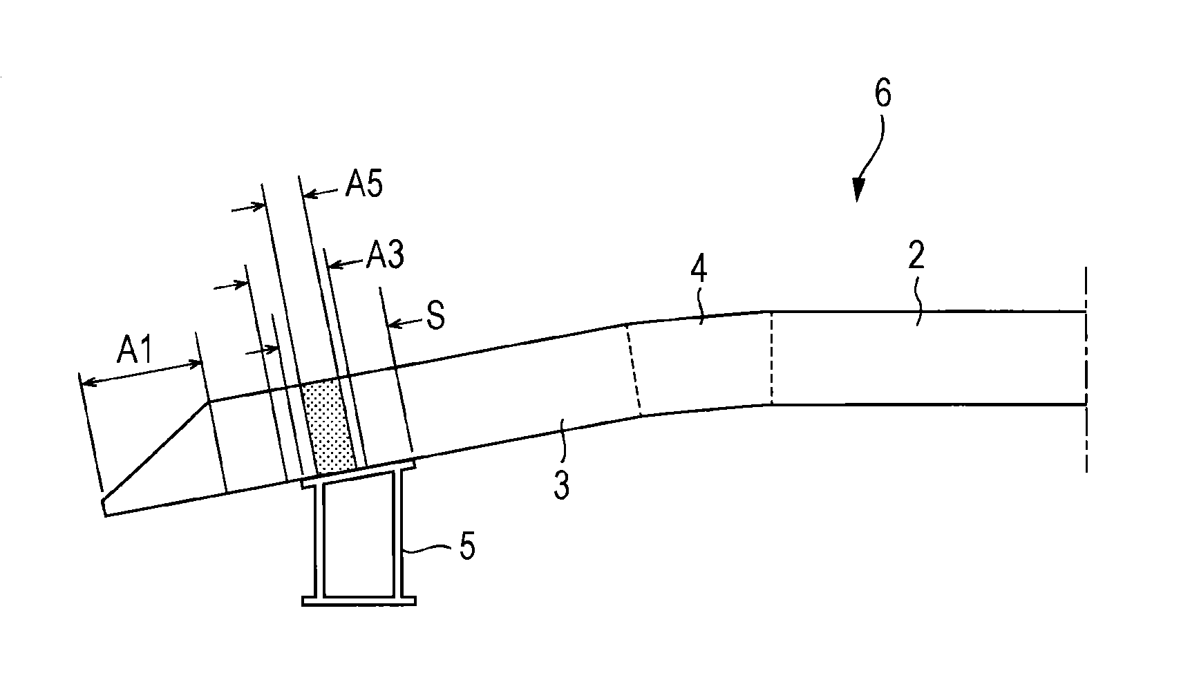 Bumper structure and method for manufacturing bumper beam