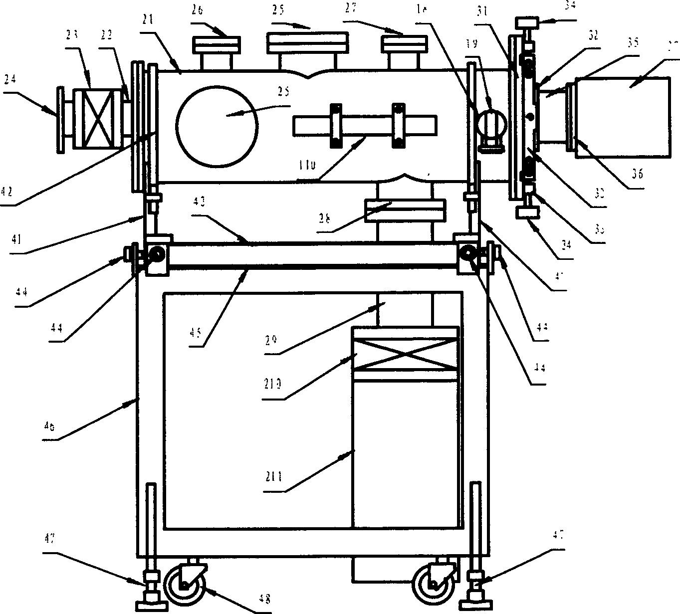 Glancing incidence flat field spectrometer