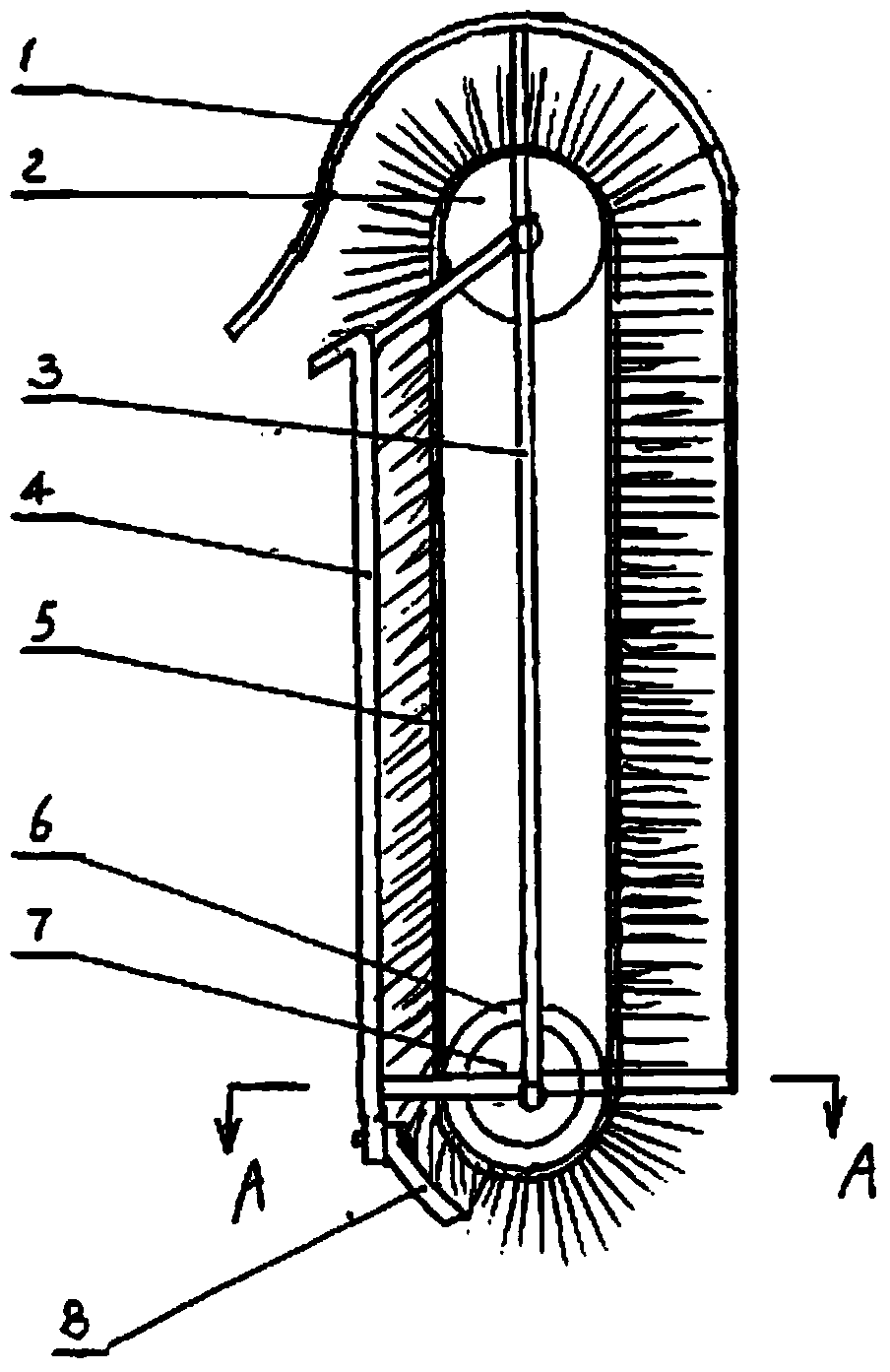 Push type ground sweeper