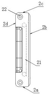 Railway gauge block mold with fine-tuning size and its size fine-tuning method