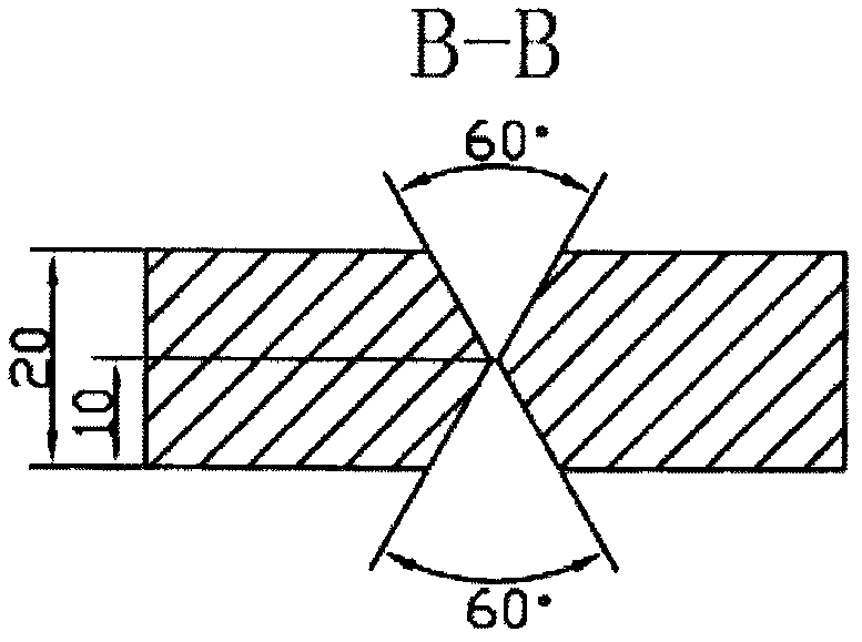 Reheating crack sensitivity test method for dissimilar steels