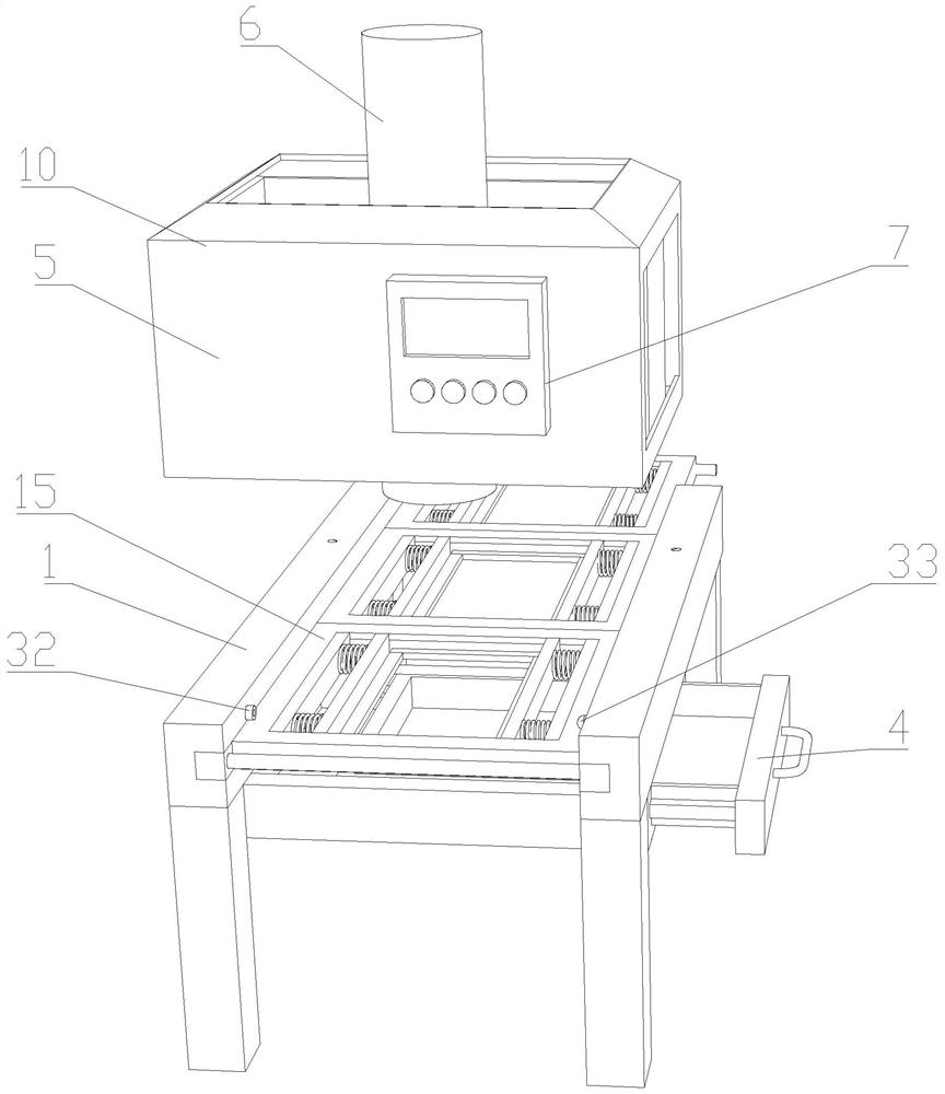 Clamping device for laser cutting machine