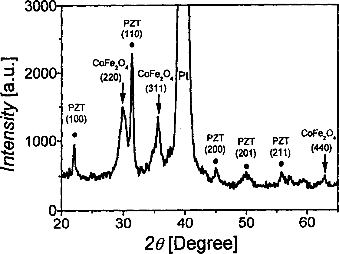 Magnetoelectric composite film and its preparation method