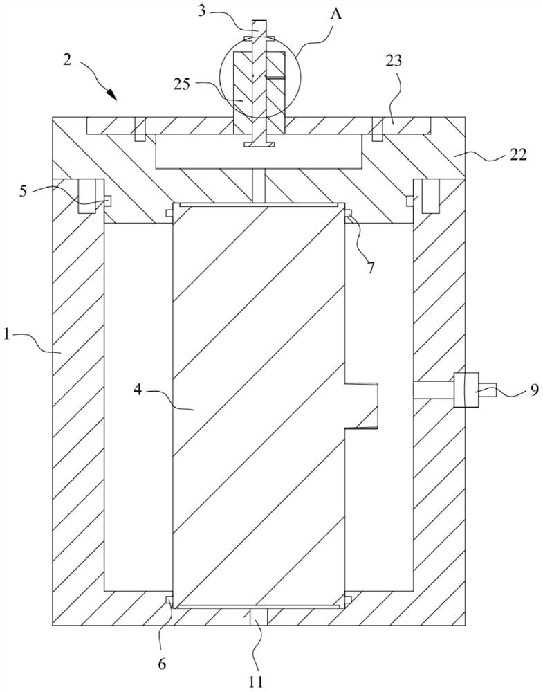 A seabed surface subsidence observation device and measurement method