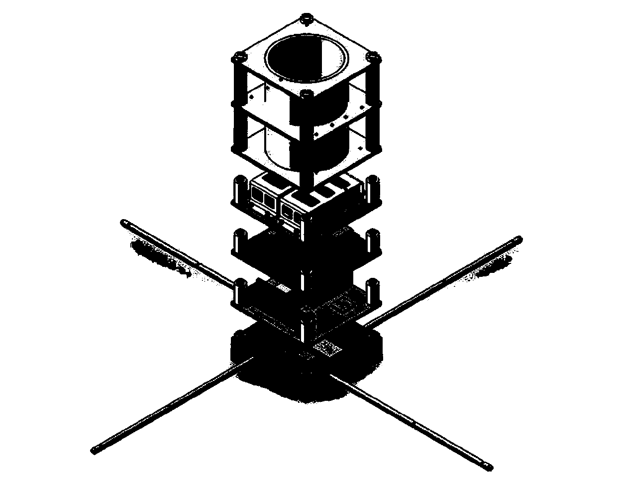 PM2.5 monitoring method and device based on cubesat satellite