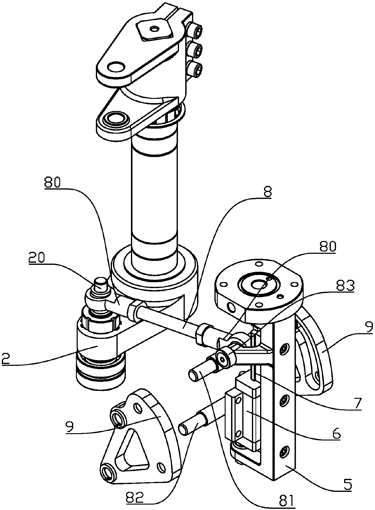 Motion Control Mechanism of Mold Base and Bottom Mold of Rotary Blow Molding Machine