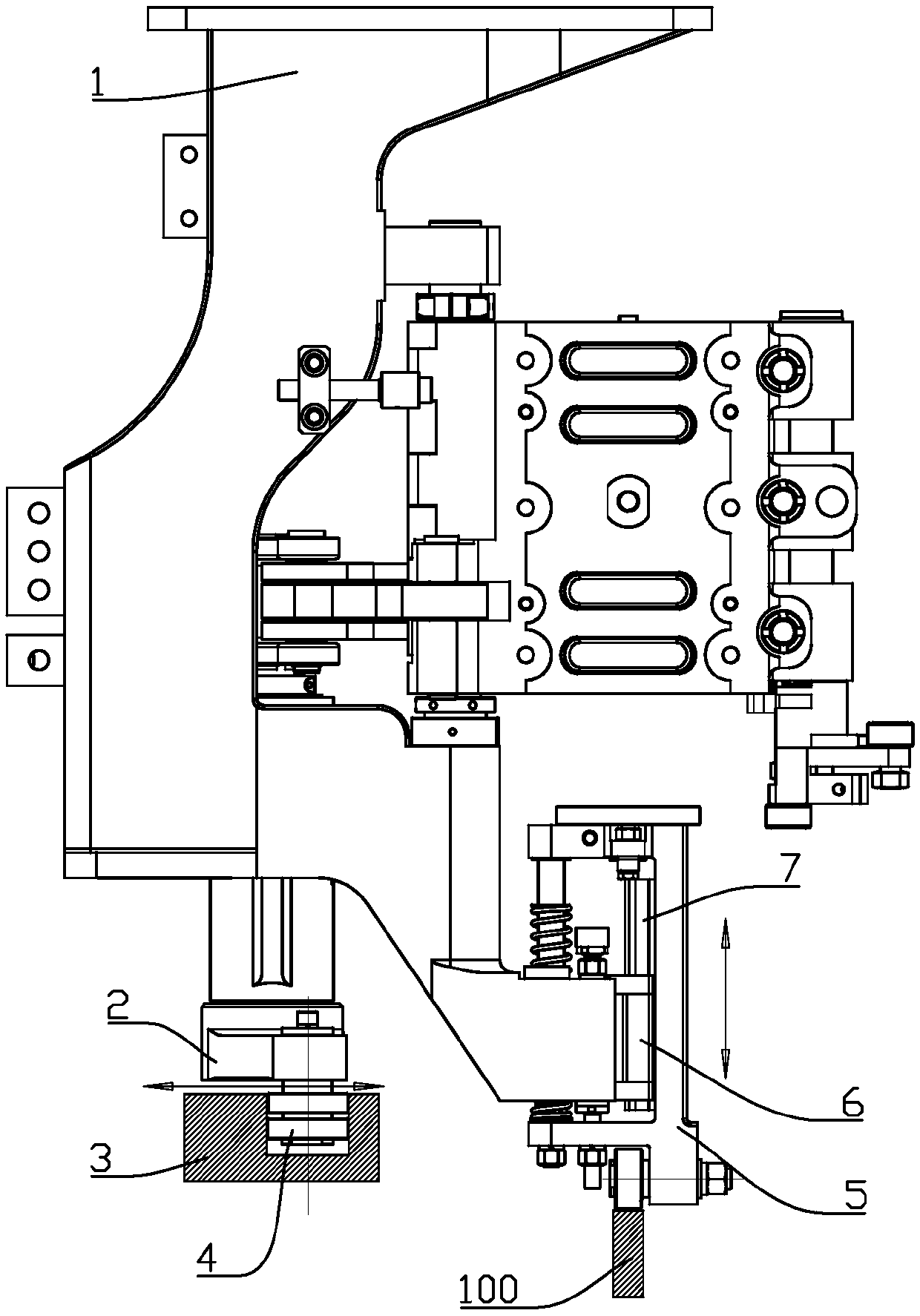 Motion Control Mechanism of Mold Base and Bottom Mold of Rotary Blow Molding Machine