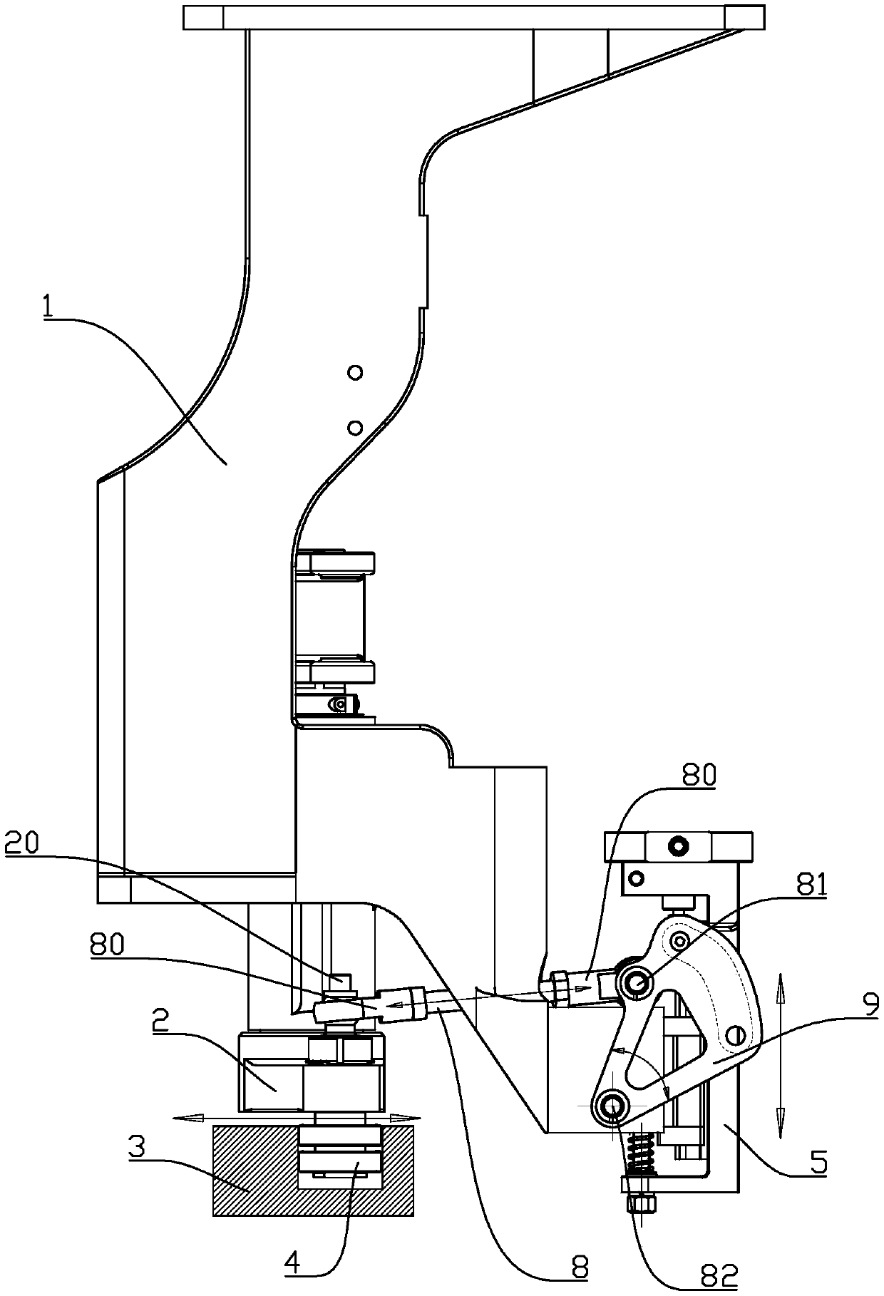 Motion Control Mechanism of Mold Base and Bottom Mold of Rotary Blow Molding Machine