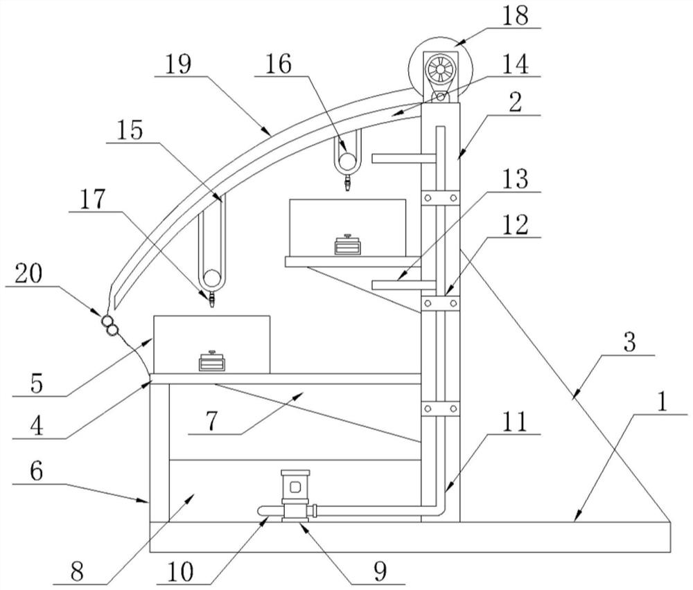 Overhead planting device for strawberry planting