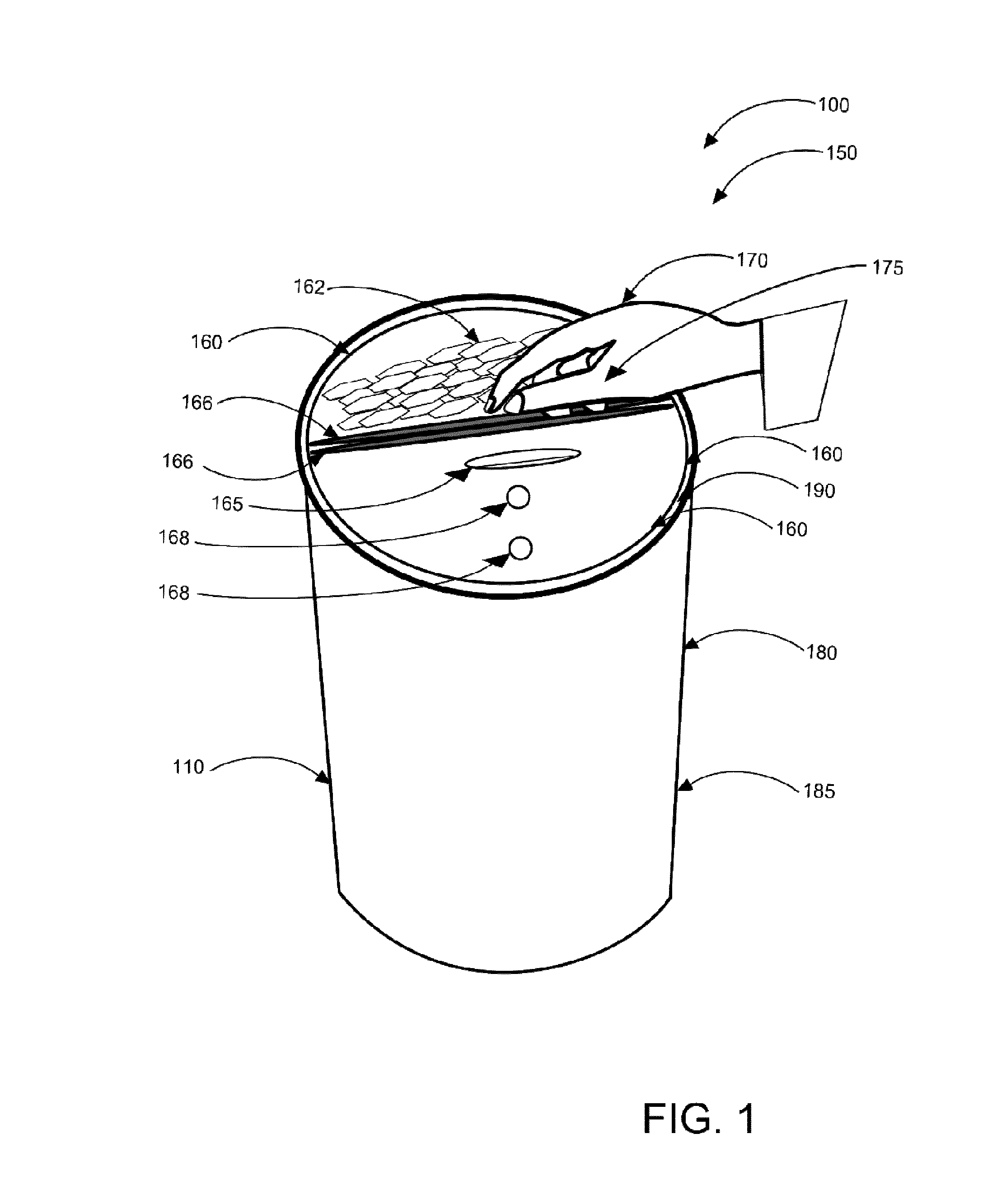 Decorative sort can recycling system