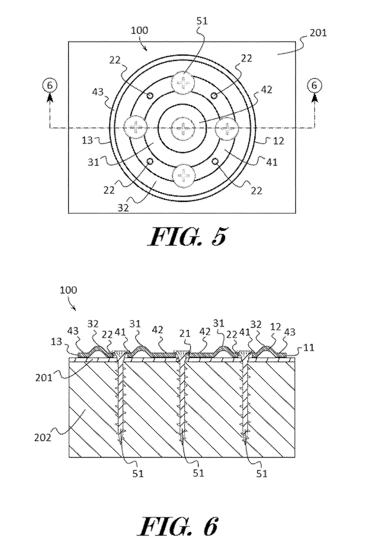 Roof cover fastener