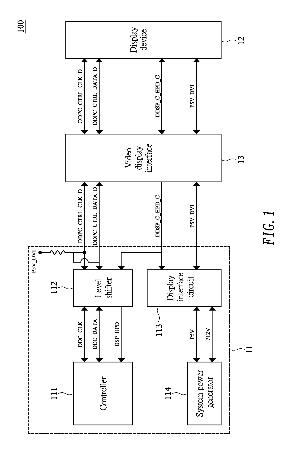 Computer system and display interface circuit and display interface method thereof