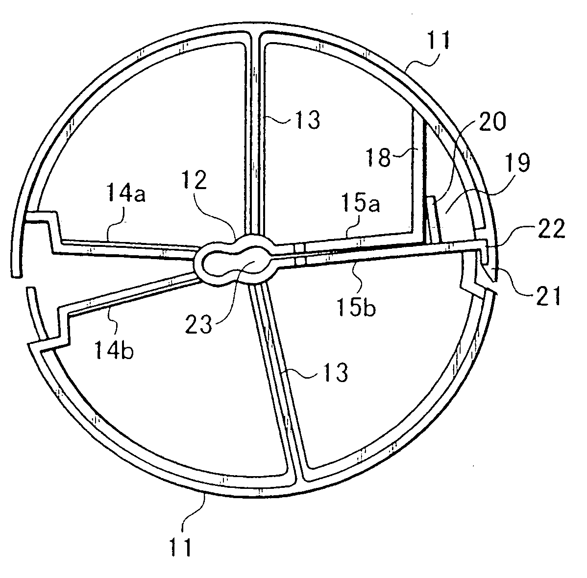 Wheel-like wire holder