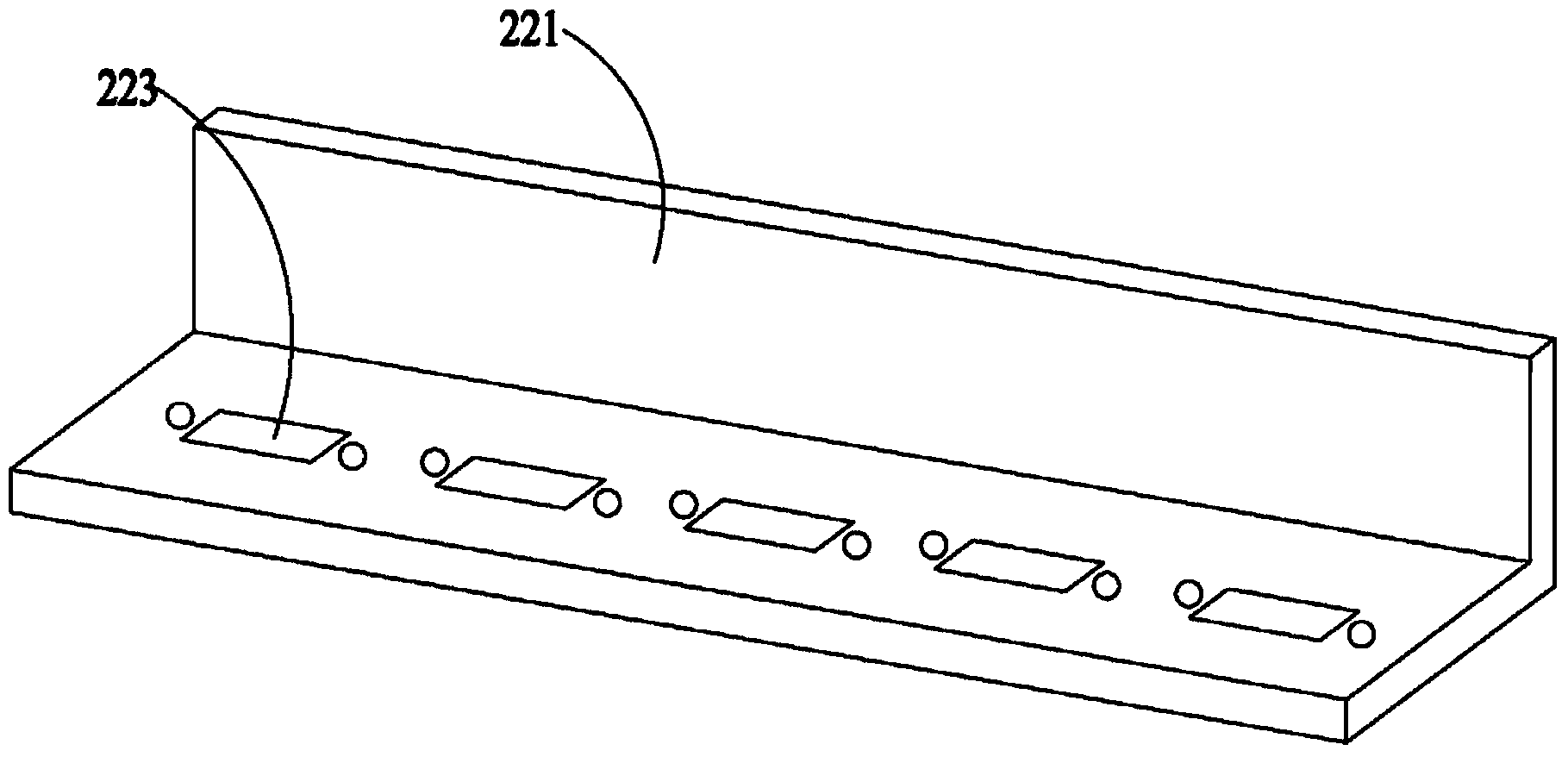 Advertising lamp box disassembly and assembly method