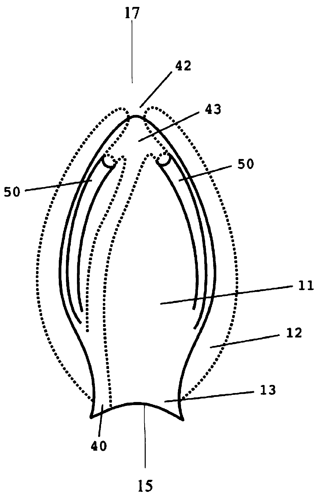 Airway device, and laryngeal-branch combined lung separation system based on airway device