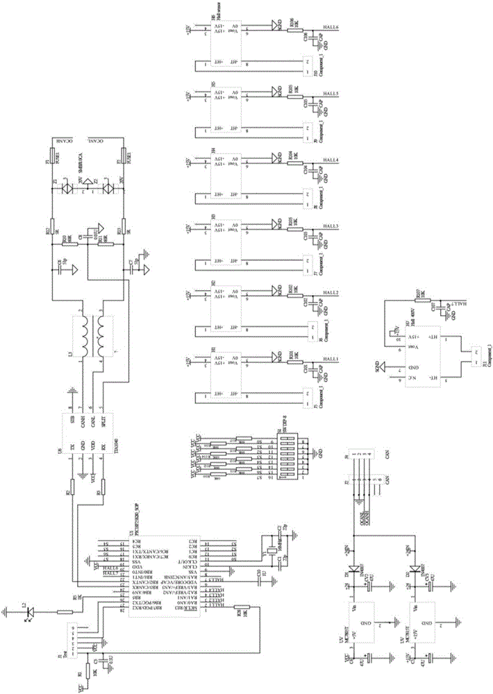 Solar photovoltaic power generation detection system and method based on Hall voltage sensor