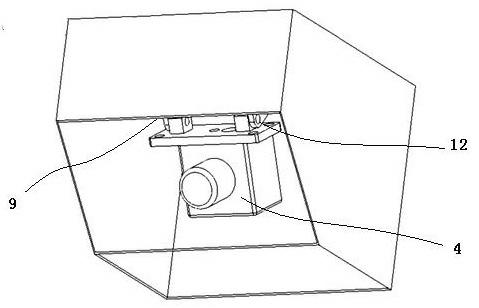 Wind tunnel model ice shape measuring method and device