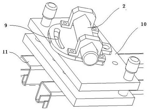 Wind tunnel model ice shape measuring method and device